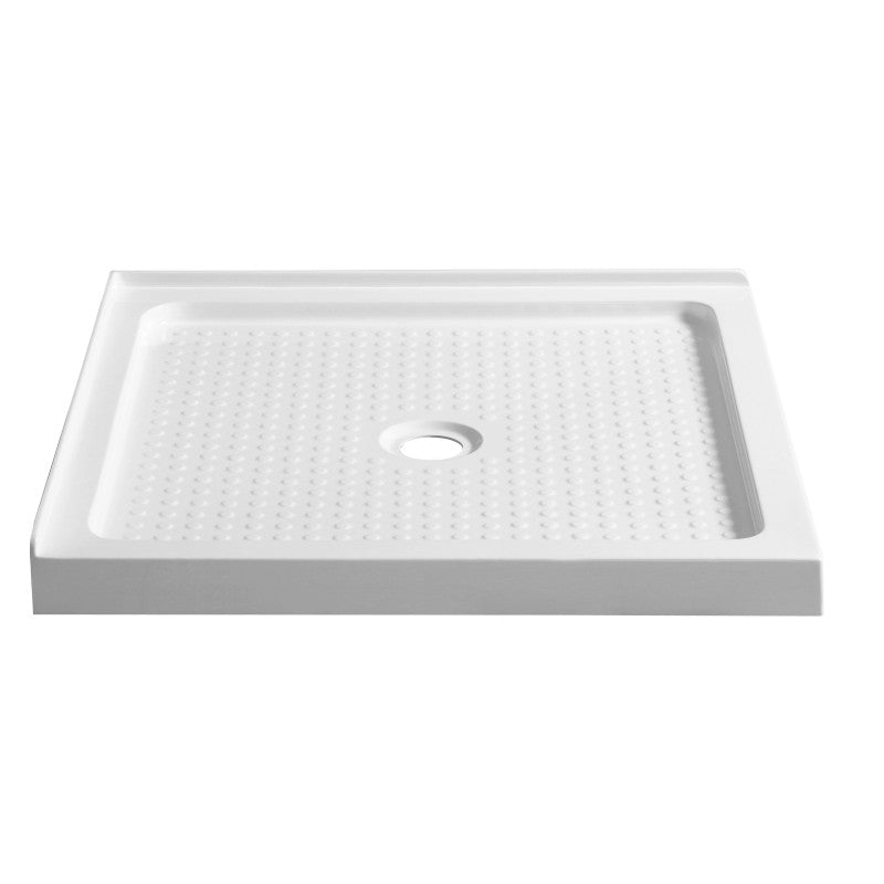 Studio 38 in. x 75 in. Shower Wall Surround and Base in White