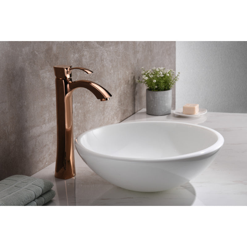 Warika Series Vessel Sink in White