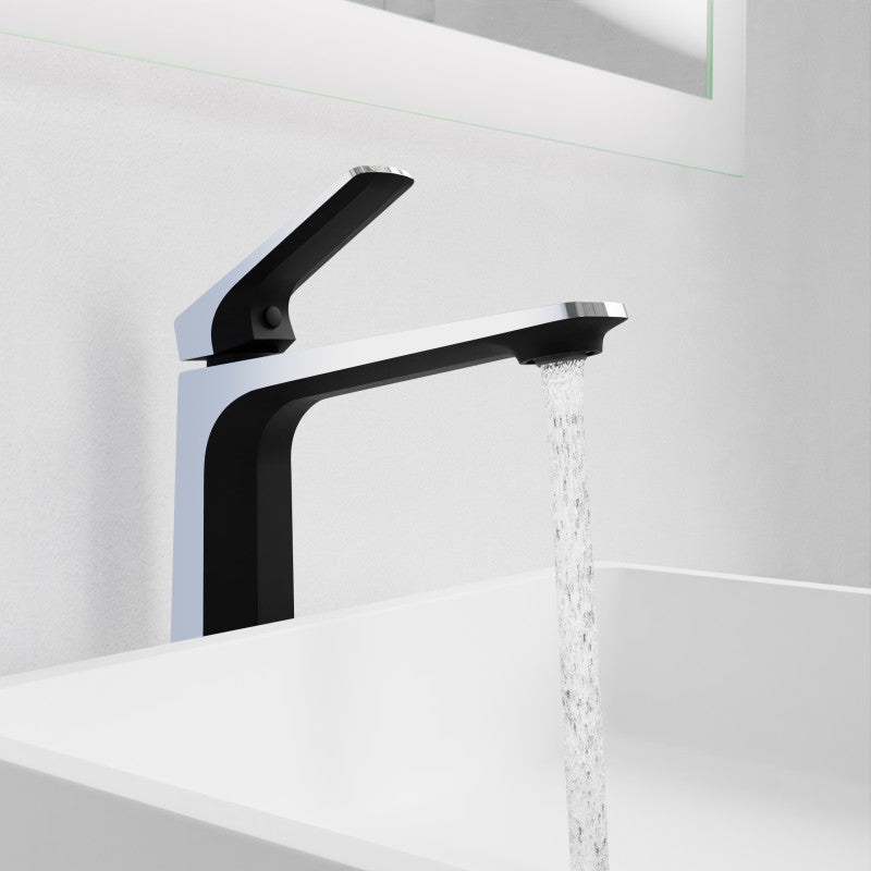 Single Handle Single Hole Bathroom Vessel Sink Faucet With Pop-up Drain