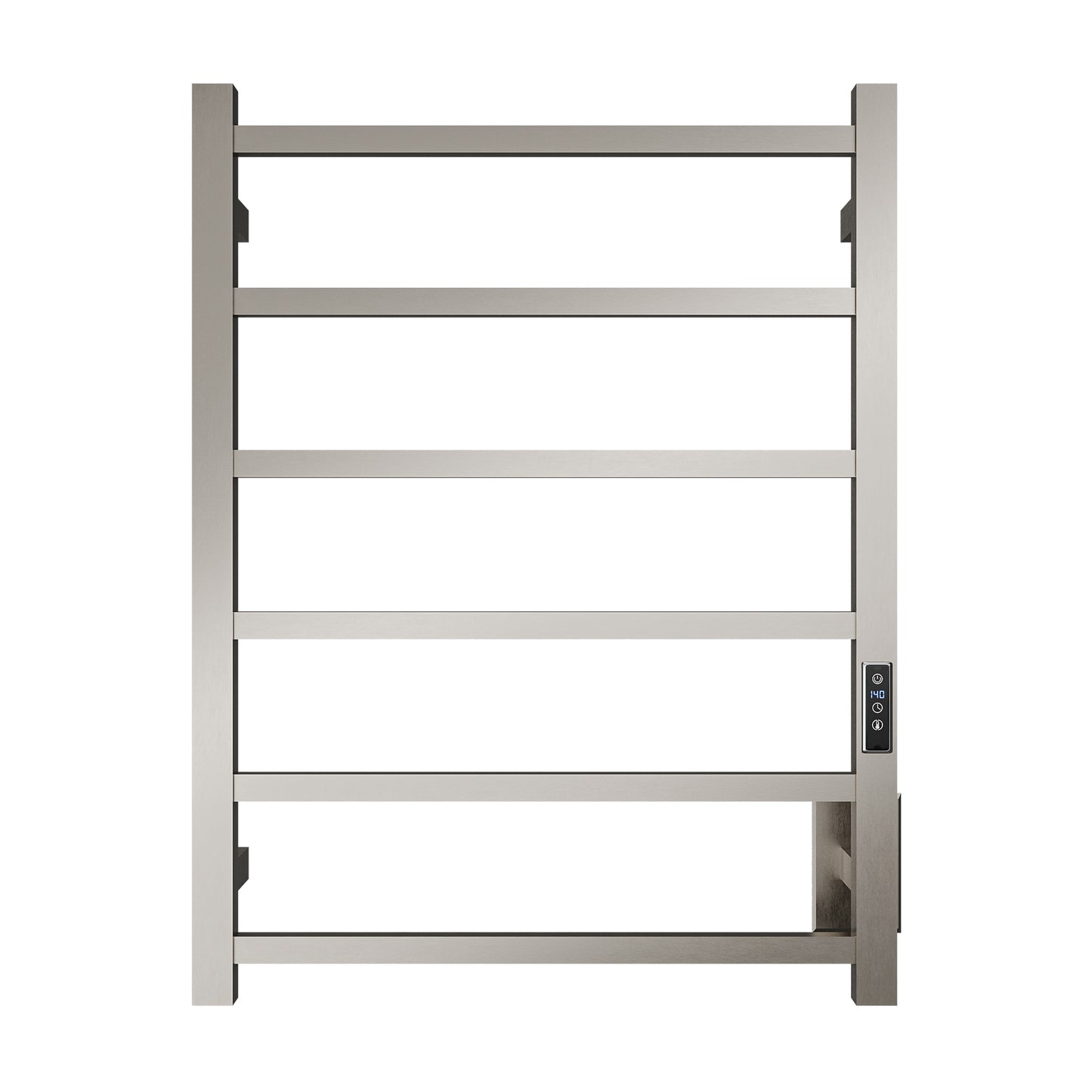 Charles Series 6-Bar Stainless Steel Wall Mounted Electric Towel Warmer Rack