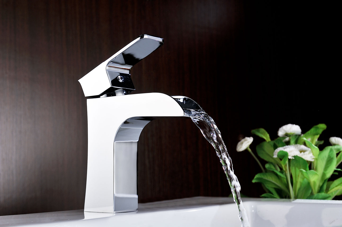 Forza Series Single Hole Single-Handle Low-Arc Bathroom Faucet
