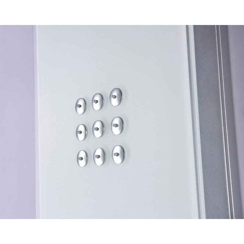 Veld Series 64 in. Full Body Shower Panel System with Heavy Rain Shower and Spray Wand in White