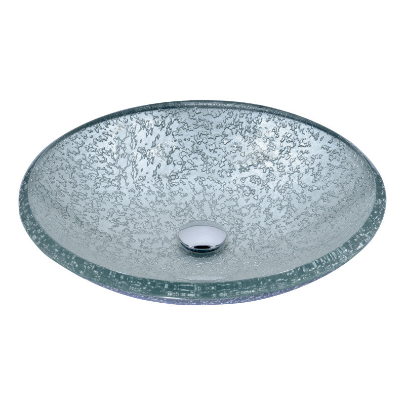 LS-AZ208 - Arc Series Vessel Sink in Clear Glass