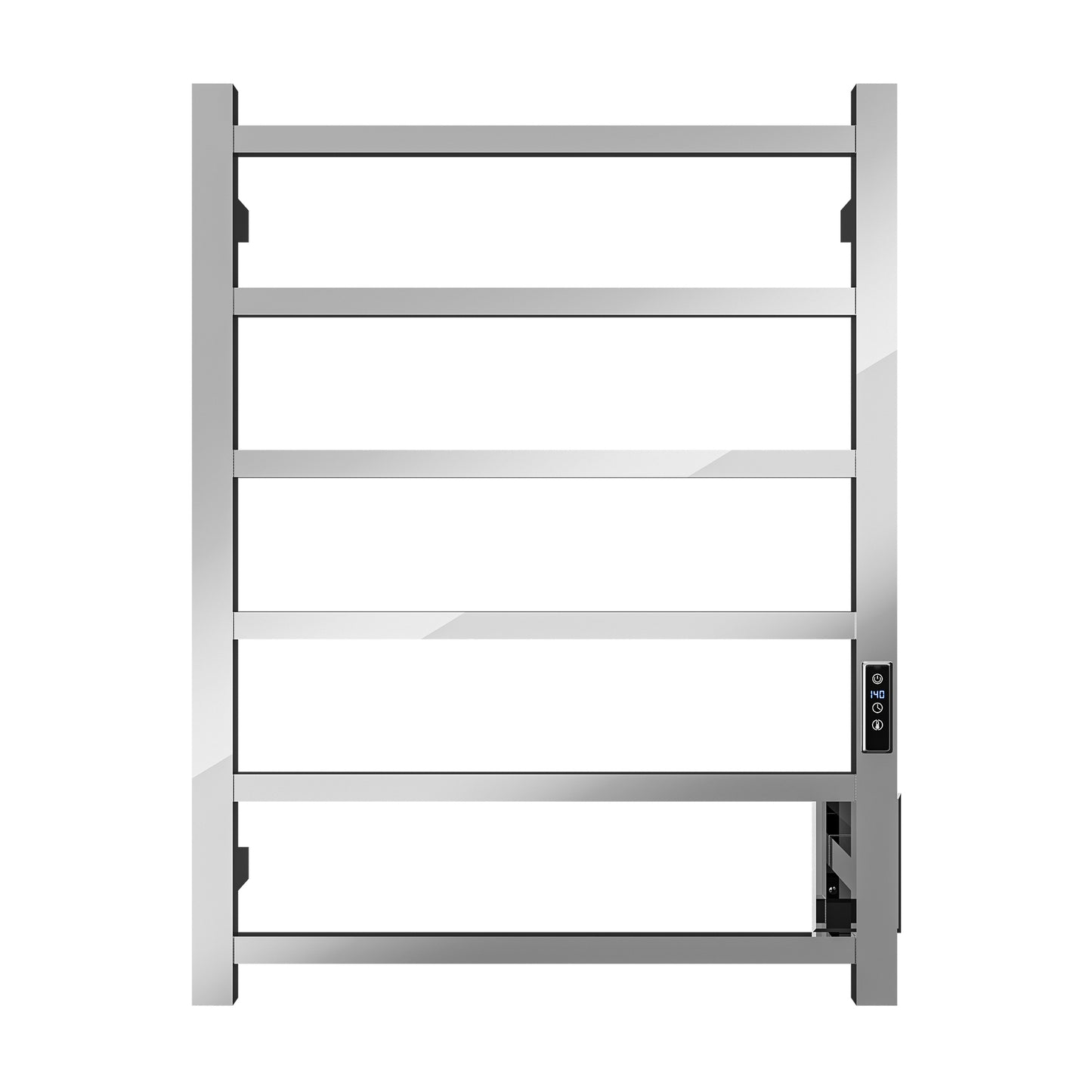 Charles Series 6-Bar Stainless Steel Wall Mounted Electric Towel Warmer Rack
