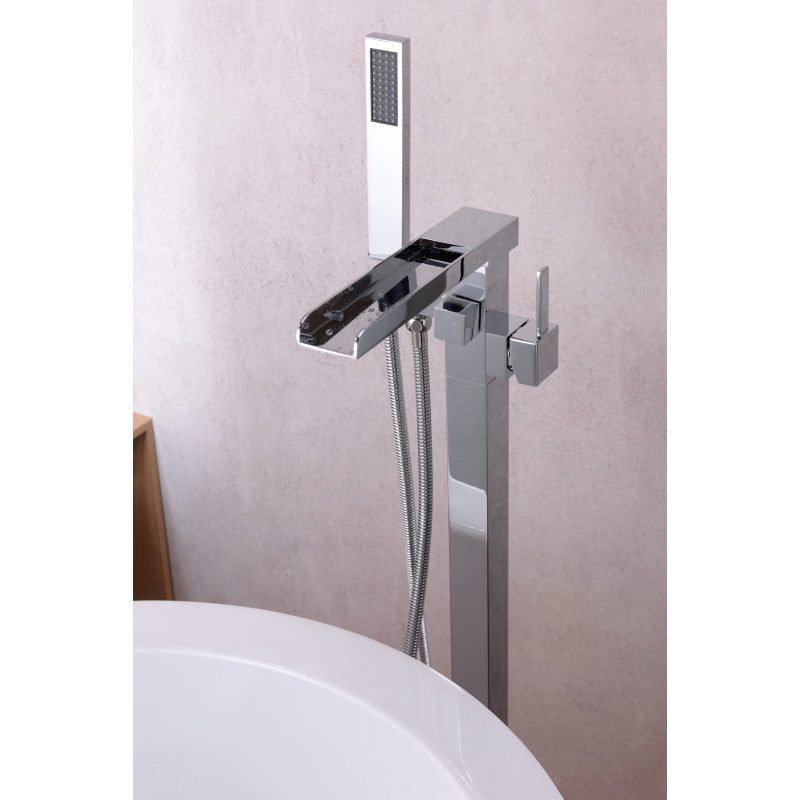 Union 2-Handle Claw Foot Tub Faucet with Hand Shower