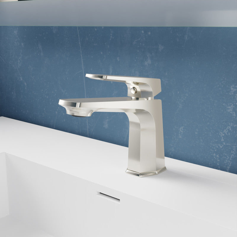 L-AZ903BN - Single Handle Single Hole Bathroom Faucet With Pop-up Drain in Brushed Nickel