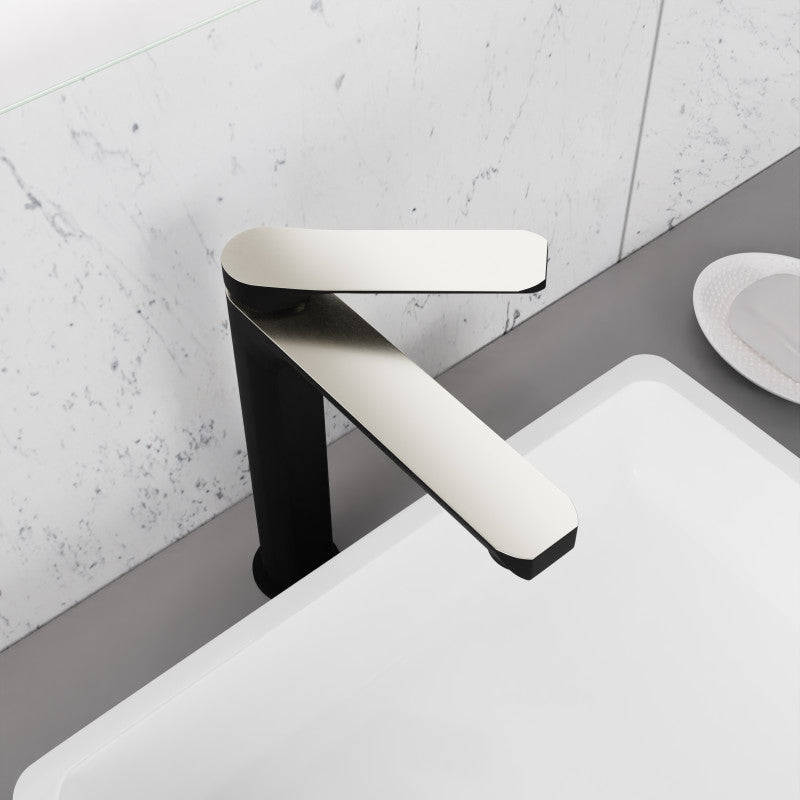 Single Handle Single Hole Bathroom Vessel Sink Faucet With Pop-up Drain