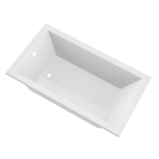 AZ3272VNS - Illyrian 6 ft. Acrylic Reversible Drain Rectangular Bathtub in White