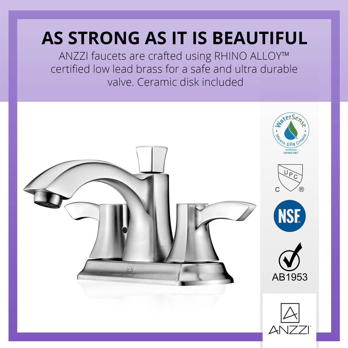 Vista Series 4 in. Centerset 2-Handle Mid-Arc Bathroom Faucet