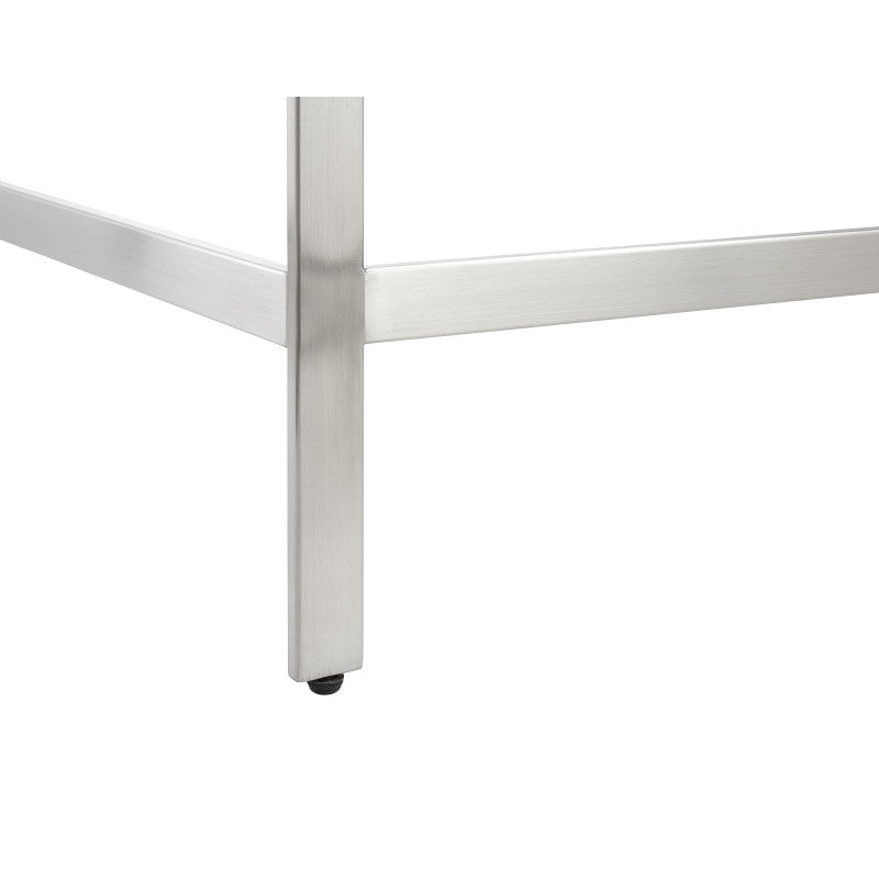 Ventura 36 in. Console Sink Frame in Brushed Nickel