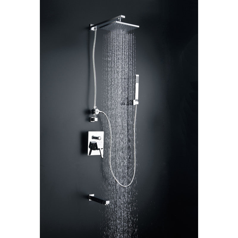 Byne 1-Handle 1-Spray Tub and Shower Faucet with Sprayer Wand