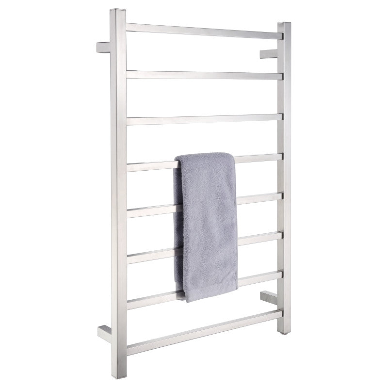 Bell 8-Bar Stainless Steel Wall Mounted Electric Towel Warmer Rack