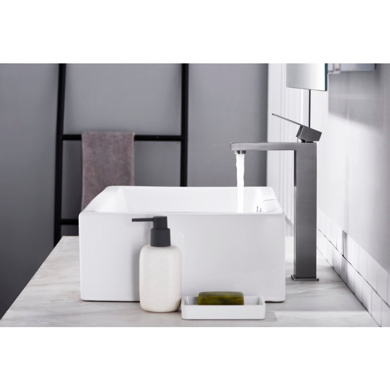 Enti Series Single Hole Single-Handle Vessel Bathroom Faucet