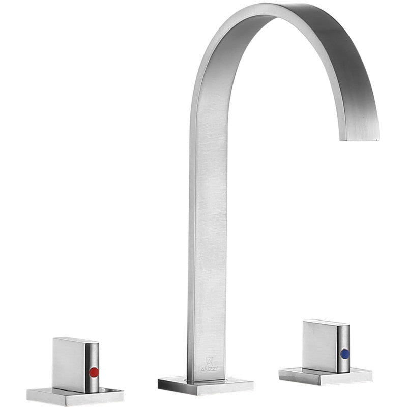 L-AZ183BN - Sabre 8 in. Widespread 2-Handle Bathroom Faucet in Brushed Nickel