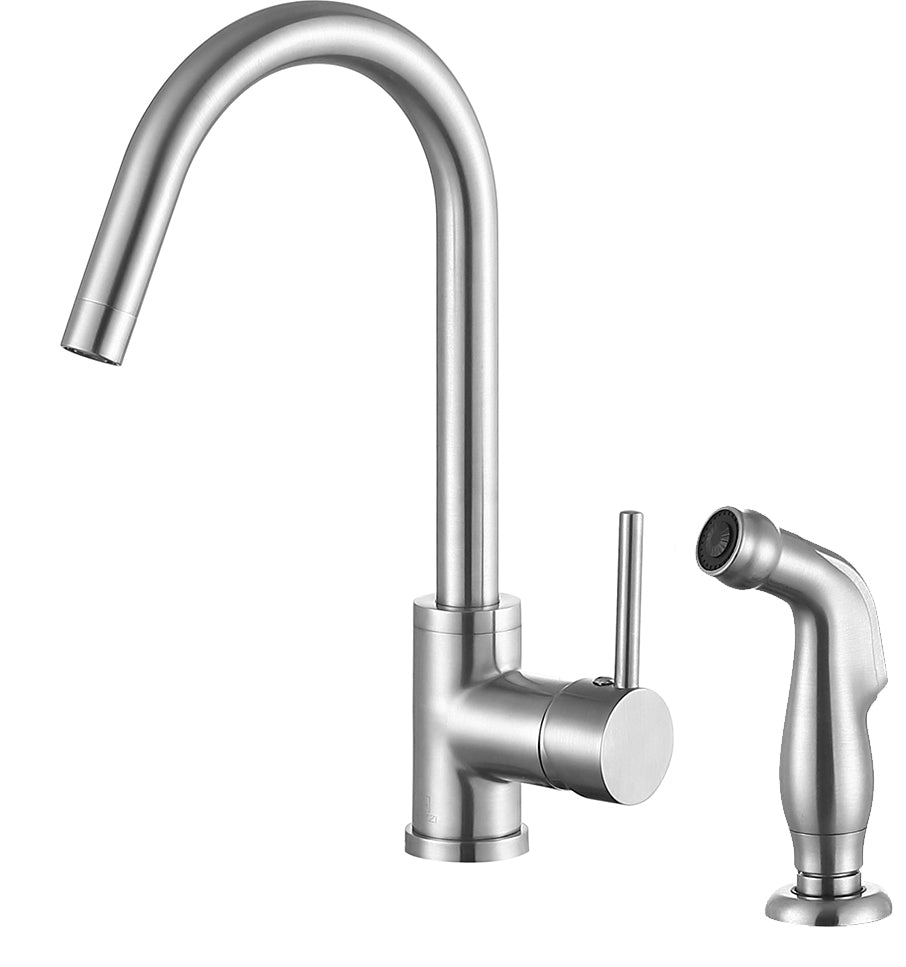 KF-AZ222BN - Farnese Single-Handle Standard Kitchen Faucet in Brushed Nickel
