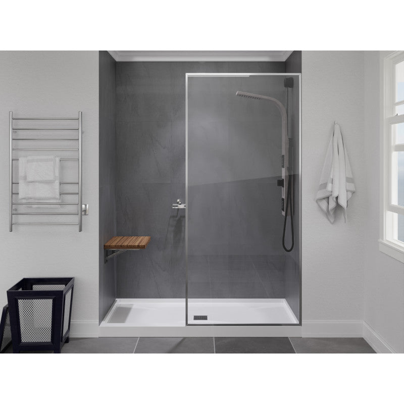 AC-AZ205 - Goreme 24 in. Teak Wall Mounted Shower Seat
