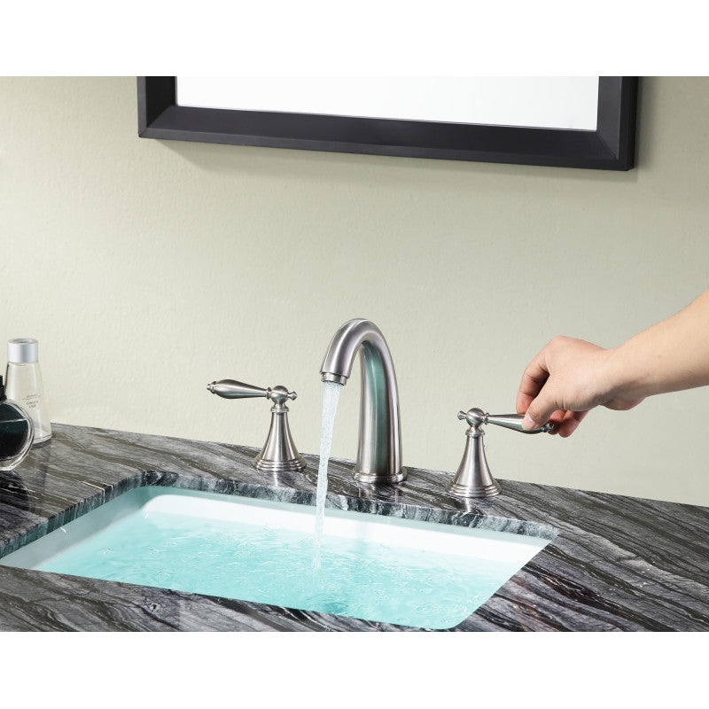 Queen 8 in. Widespread 2-Handle Bathroom Faucet