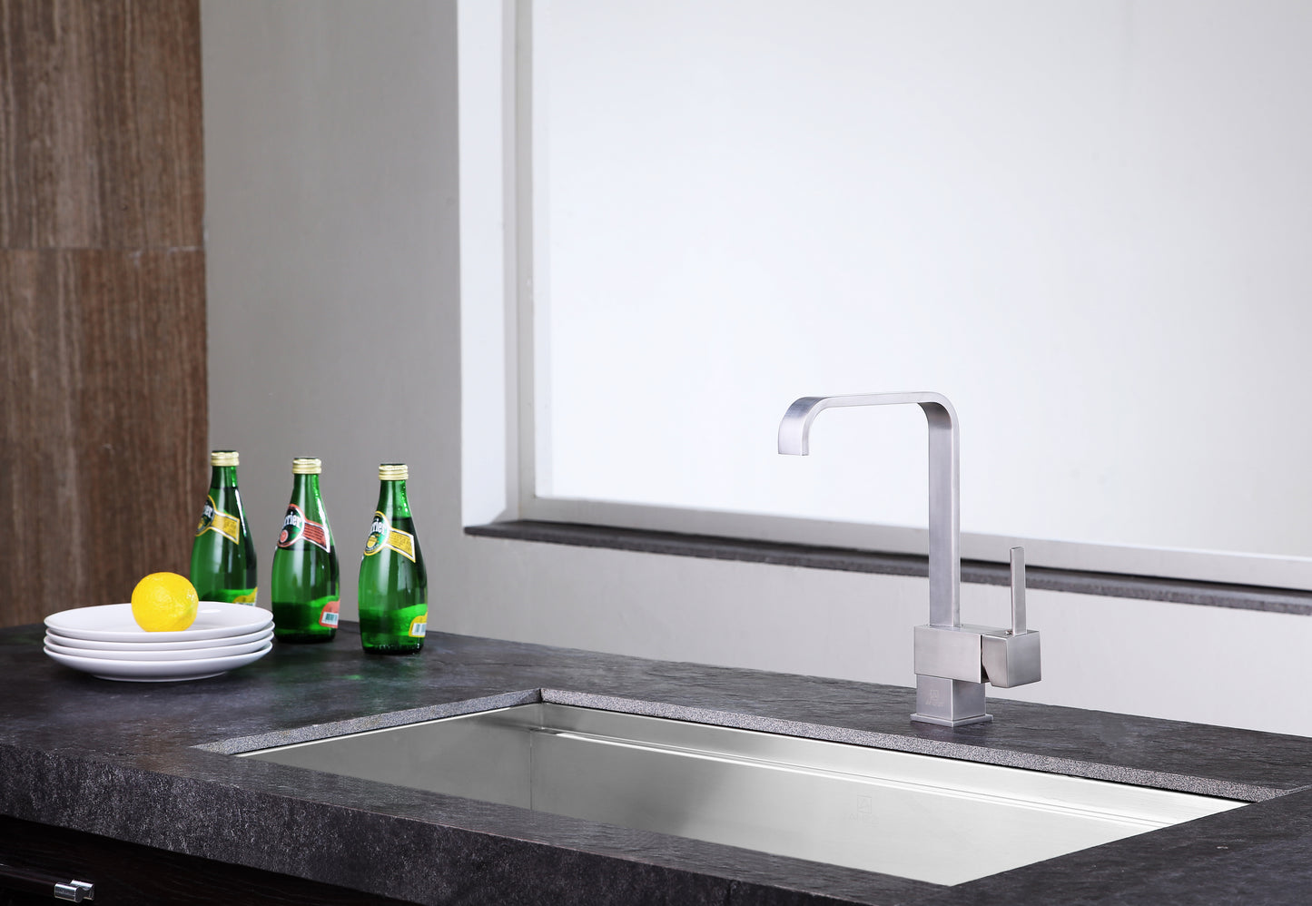 KF-AZ220BN - Sabre Single-Handle Standard Kitchen Faucet in Brushed Nickel