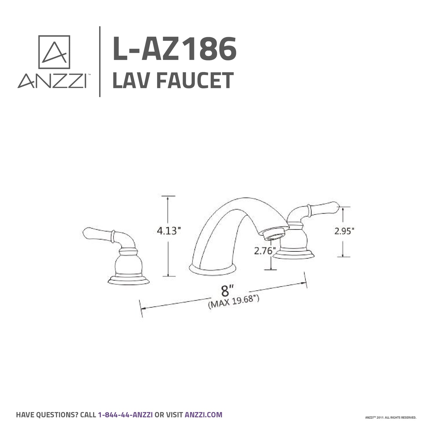 Princess 8 in. Widespread 2-Handle Bathroom Faucet