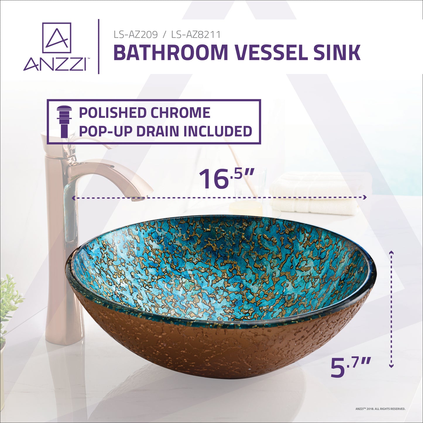 Makata Series Vessel Sink
