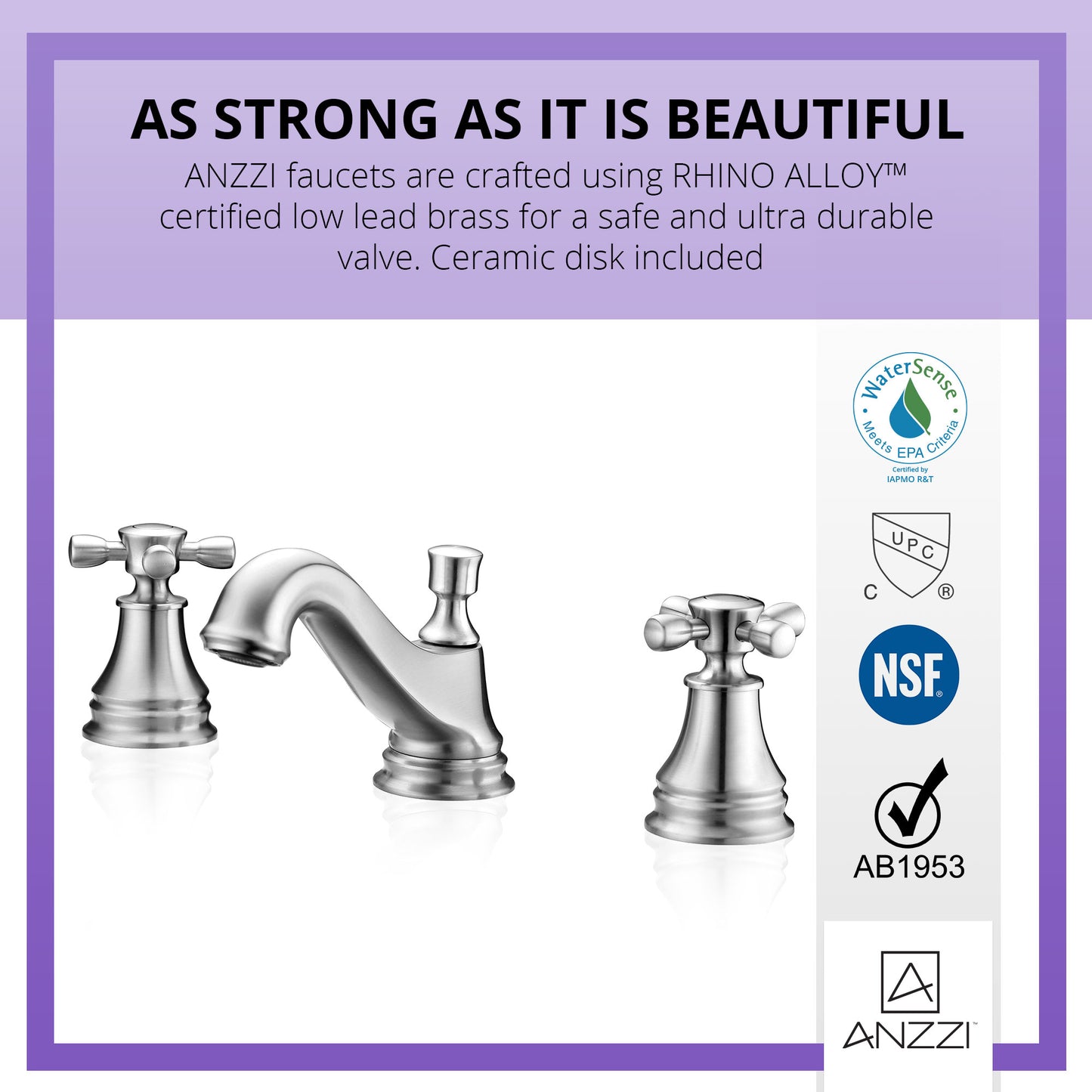 Melody Series 8 in. Widespread 2-Handle Mid-Arc Bathroom Faucet
