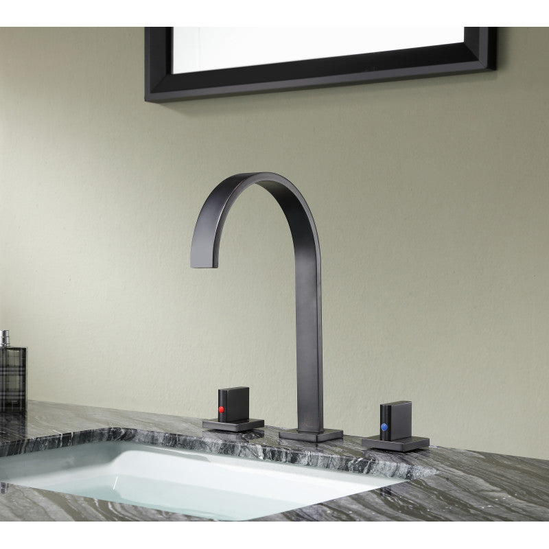 L-AZ183ORB - Sabre 8 in. Widespread 2-Handle Bathroom Faucet in Oil Rubbed Bronze