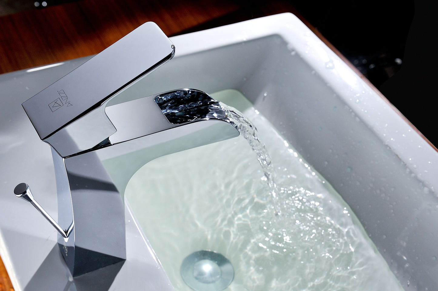 Forza Series Single Hole Single-Handle Low-Arc Bathroom Faucet