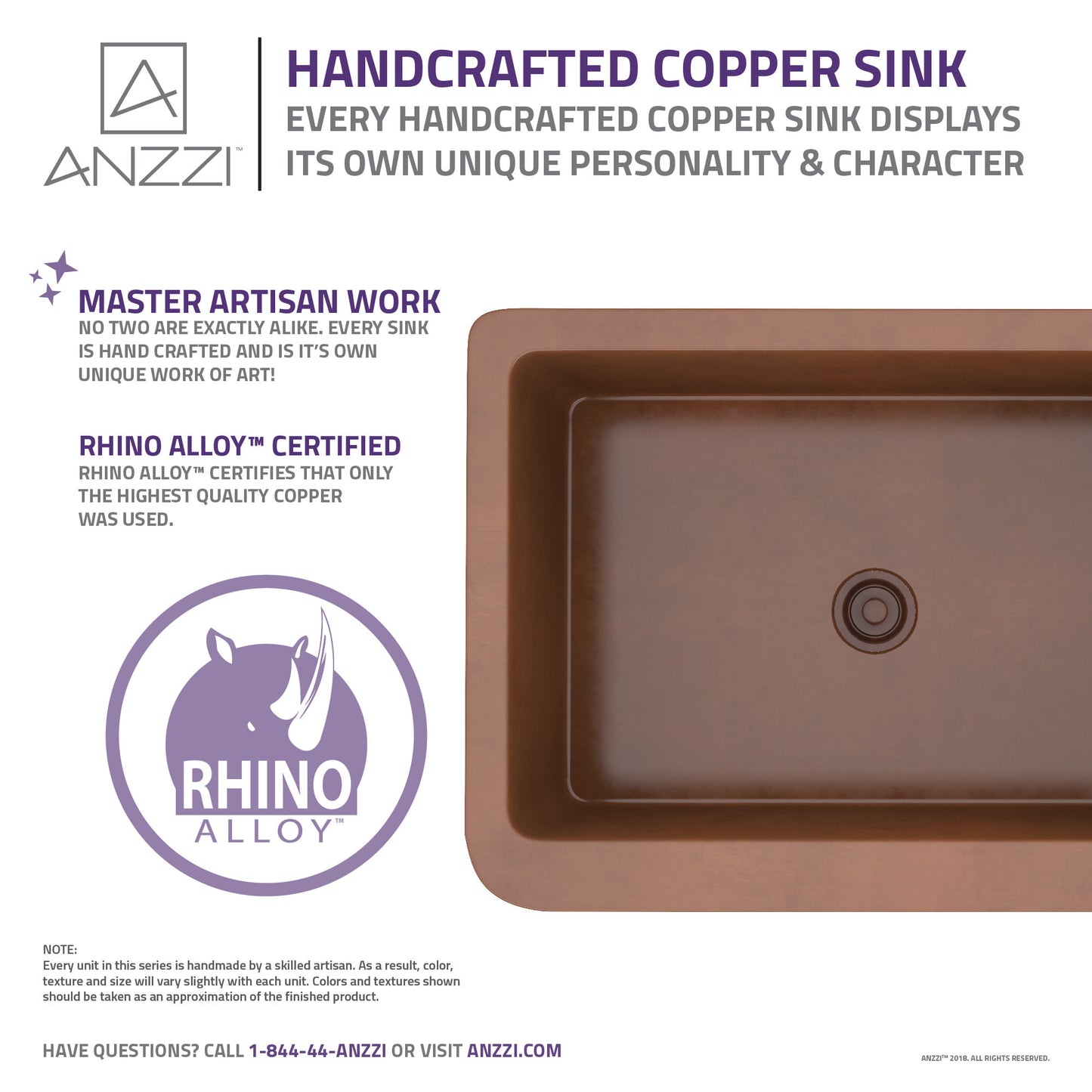 Orchard Farmhouse Handmade Copper 30 in. 0-Hole Single Bowl Kitchen Sink with Flower Design Panel in Polished Antique Copper