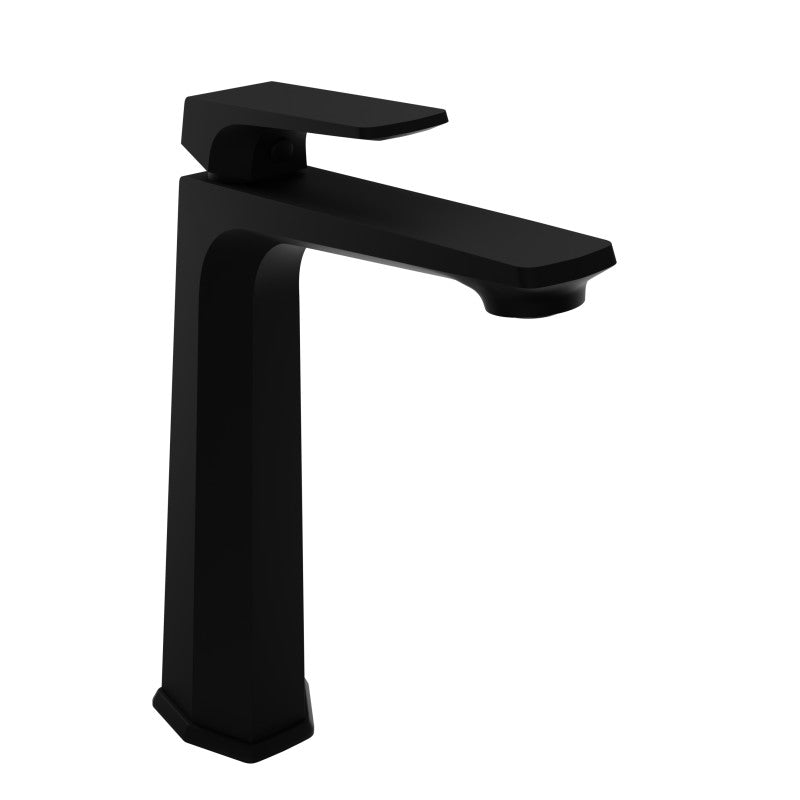 L-AZ904MB - Single Handle Single Hole Bathroom Vessel Sink Faucet With Pop-up Drain in Matte Black