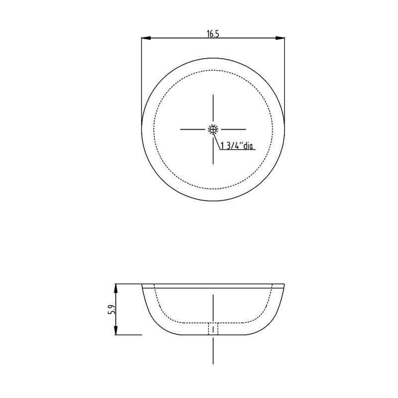Gardena Series Deco-Glass Vessel Sink