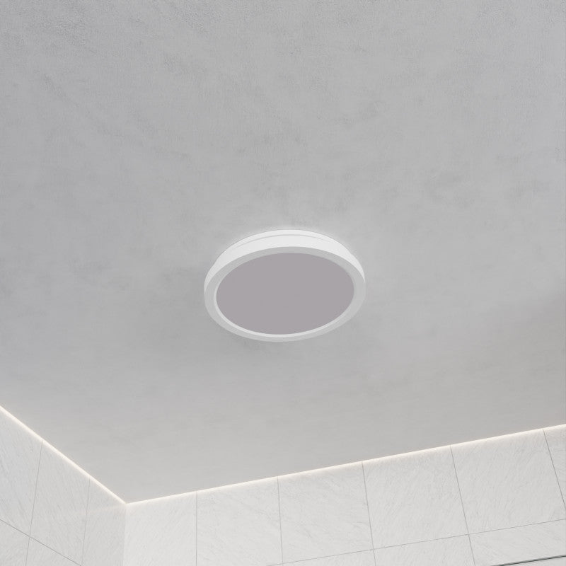100 CFM 2.0 Sone Ceiling Mount Bathroom Exhaust Fan with LED Light