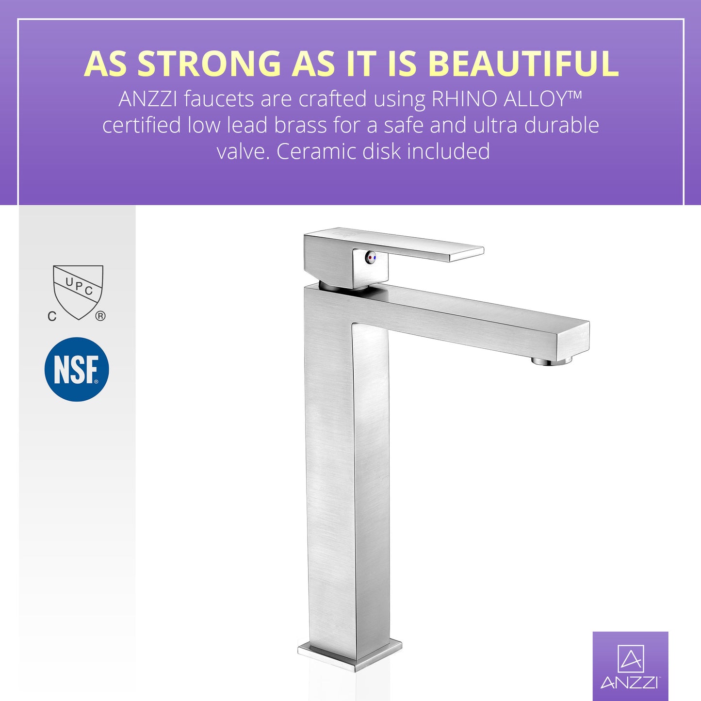 Enti Series Single Hole Single-Handle Vessel Bathroom Faucet
