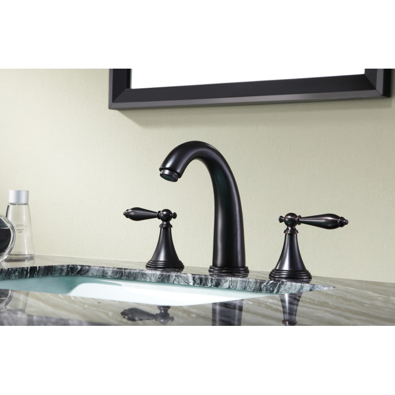 L-AZ185ORB - Queen 8 in. Widespread 2-Handle Bathroom Faucet in Oil Rubbed Bronze