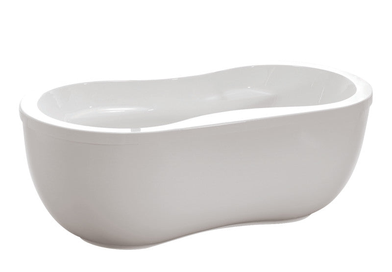FT-AZ097 - Bawris Series 5.42 ft. Freestanding Bathtub in White