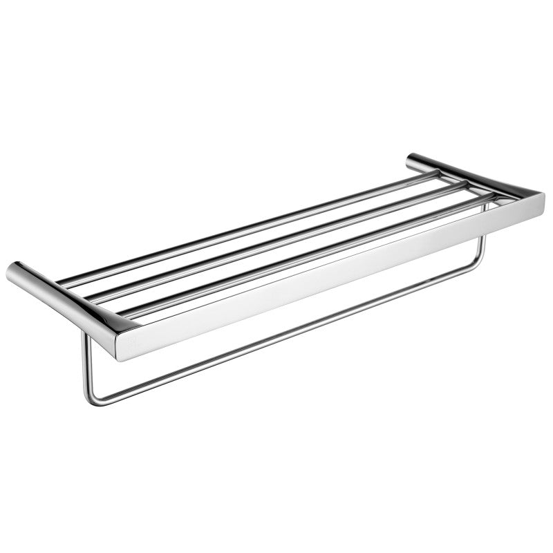 AC-AZ058 - Caster 3 Series Towel Rack in Polished Chrome