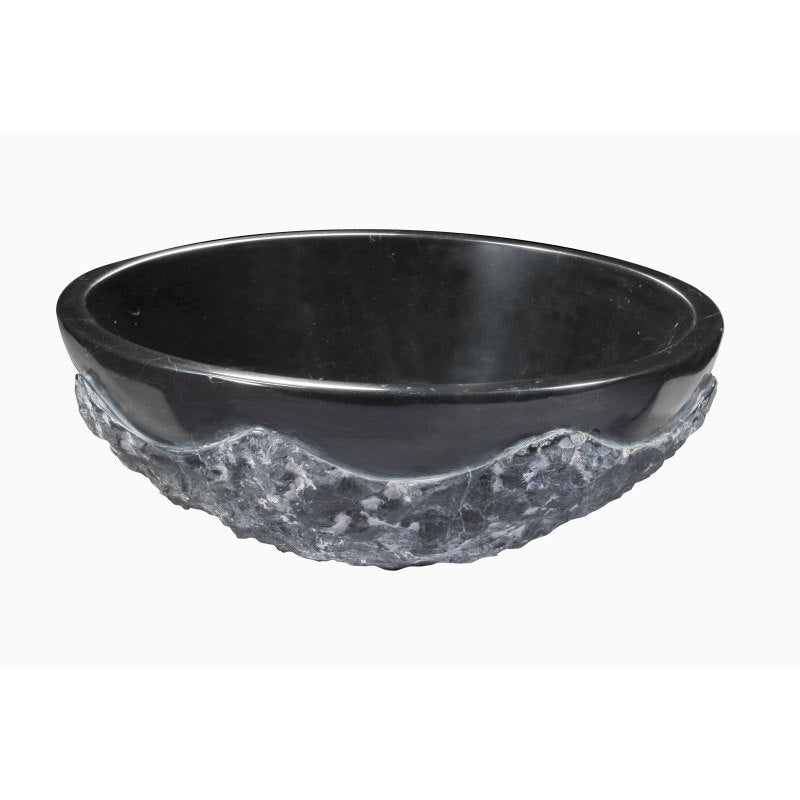 Diver Vessel Sink in Black Jade