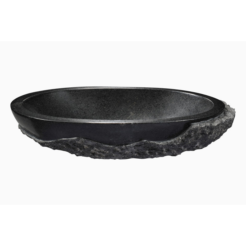 Dragons Peak Vessel Sink in Mandy Black