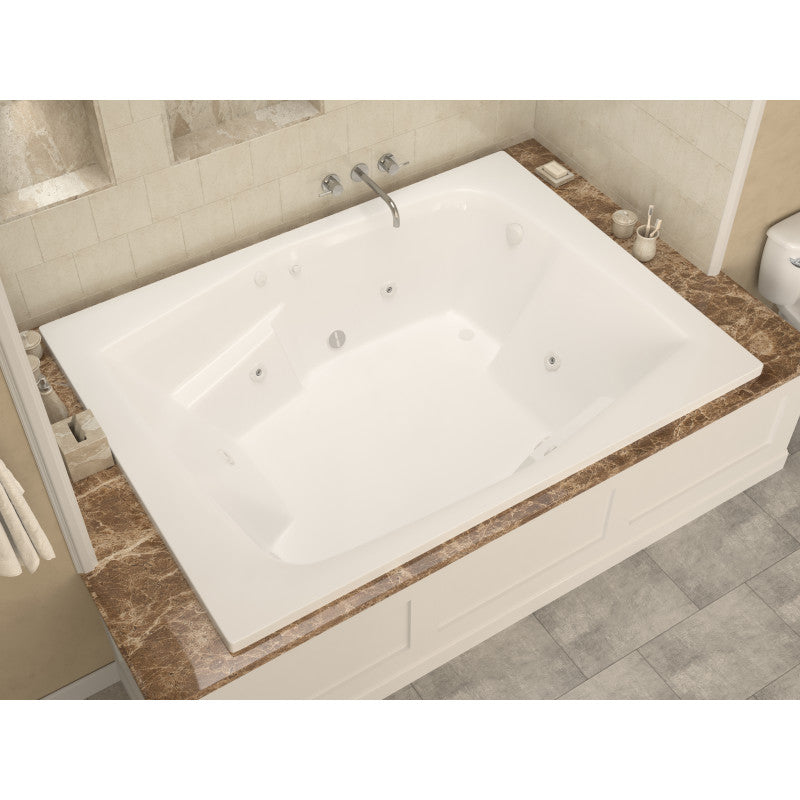 Atlantis Whirlpools Caresse 54 x 72 Rectangular Air & Whirlpool Jetted Bathtub