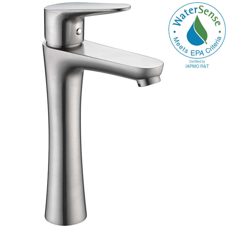 Vivace Single Hole Single-Handle Bathroom Faucet in Brushed Nickel