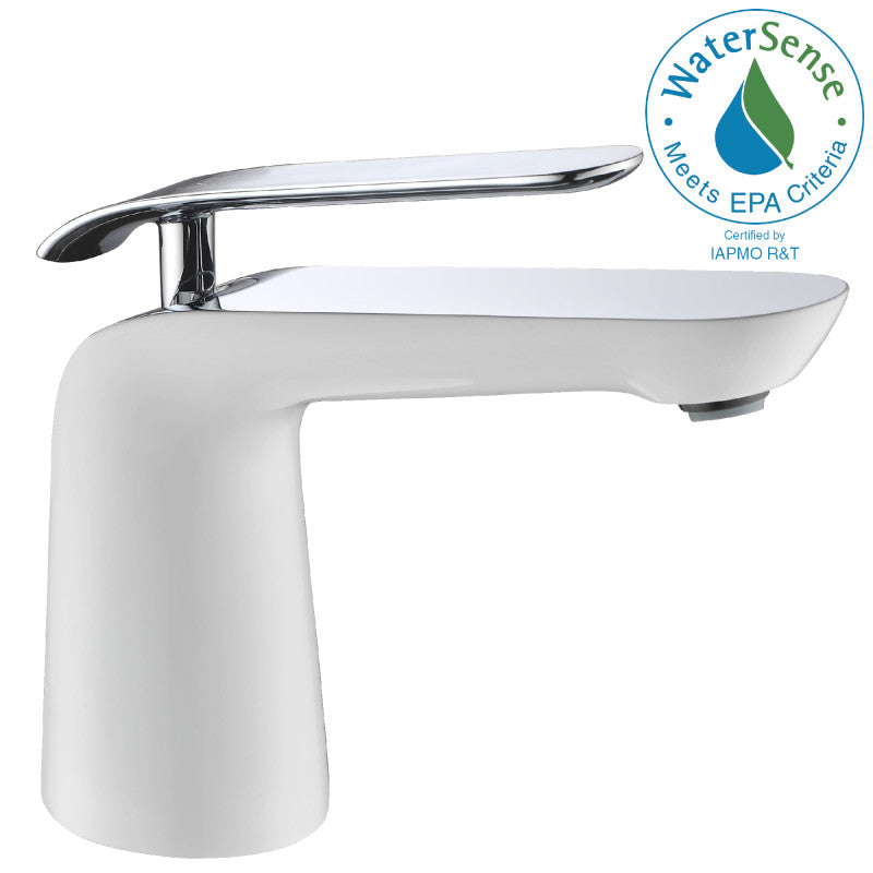 Etude Series Single Hole Single-Handle Low-Arc Bathroom Faucet in Polished Chrome