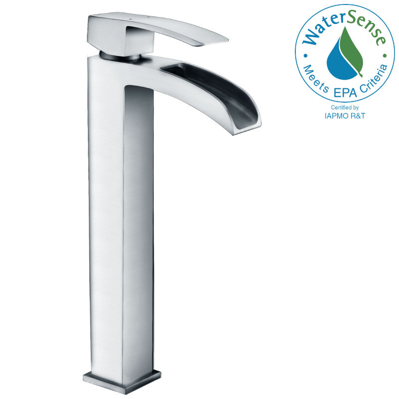 L-AZ097 - Key Series Single Hole Single-Handle Vessel Bathroom Faucet in Polished Chrome