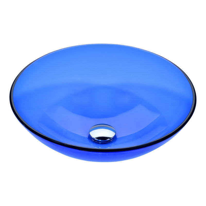 Halo Series Vessel Sink in Blue