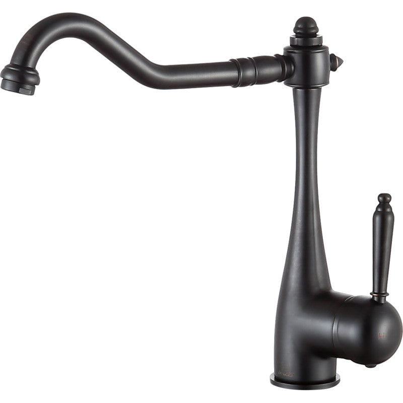 Single Handle Kitchen Faucet-Oil Rubbed Bronze-Patriarch Series-KF-AZ198ORB-ANZZI