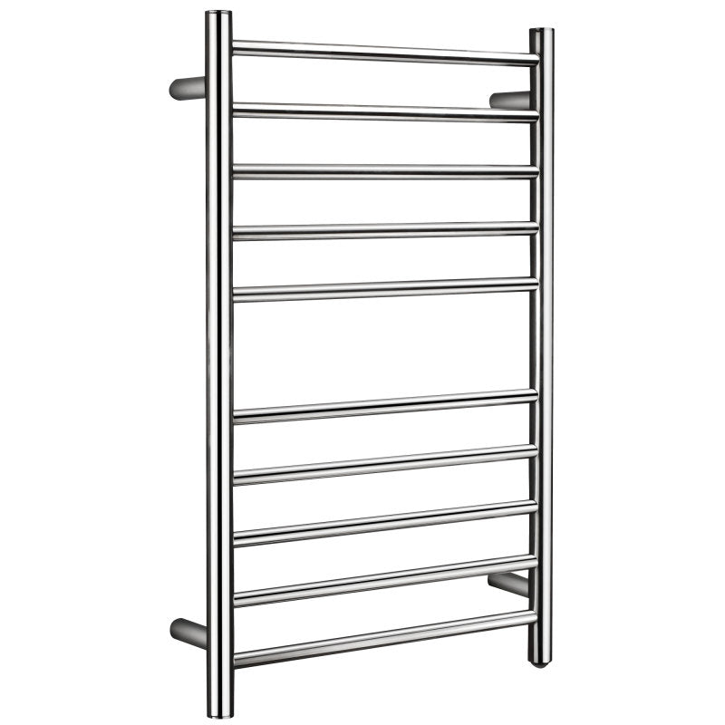 Bali Series 10-Bar Stainless Steel Wall Mounted Towel Warmer in Brushed Nickel