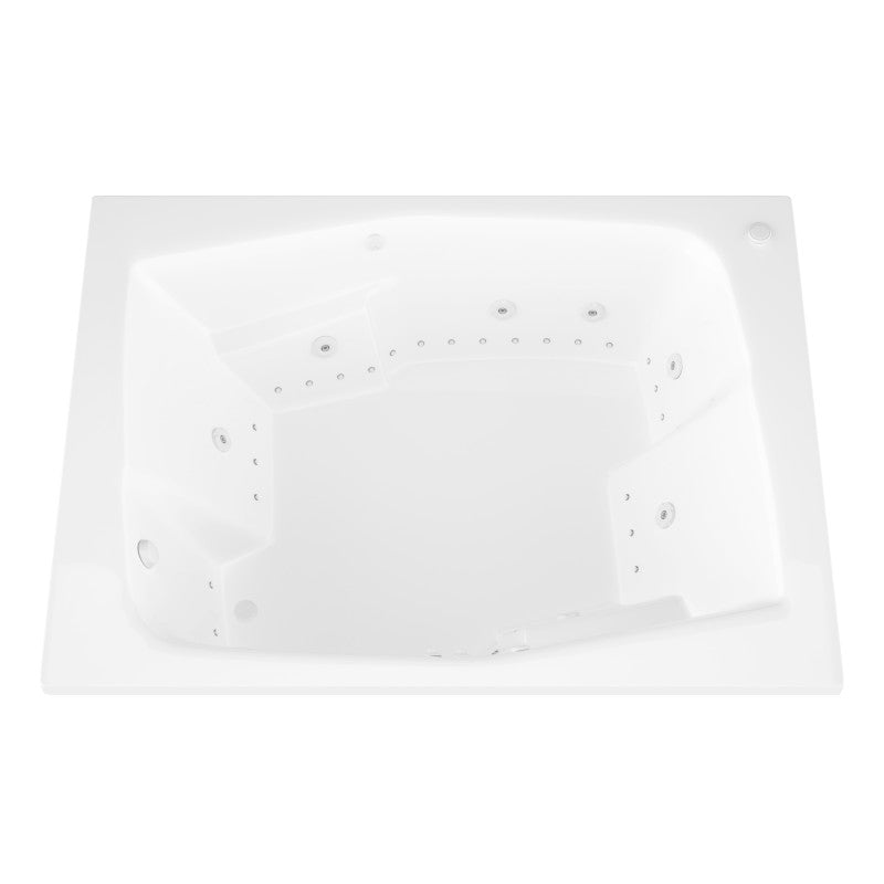 Atlantis Whirlpools Caresse 54 x 72 Rectangular Air & Whirlpool Jetted Bathtub