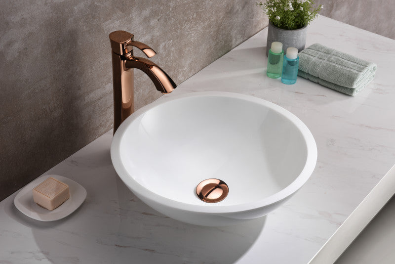 Warika Series Vessel Sink in White