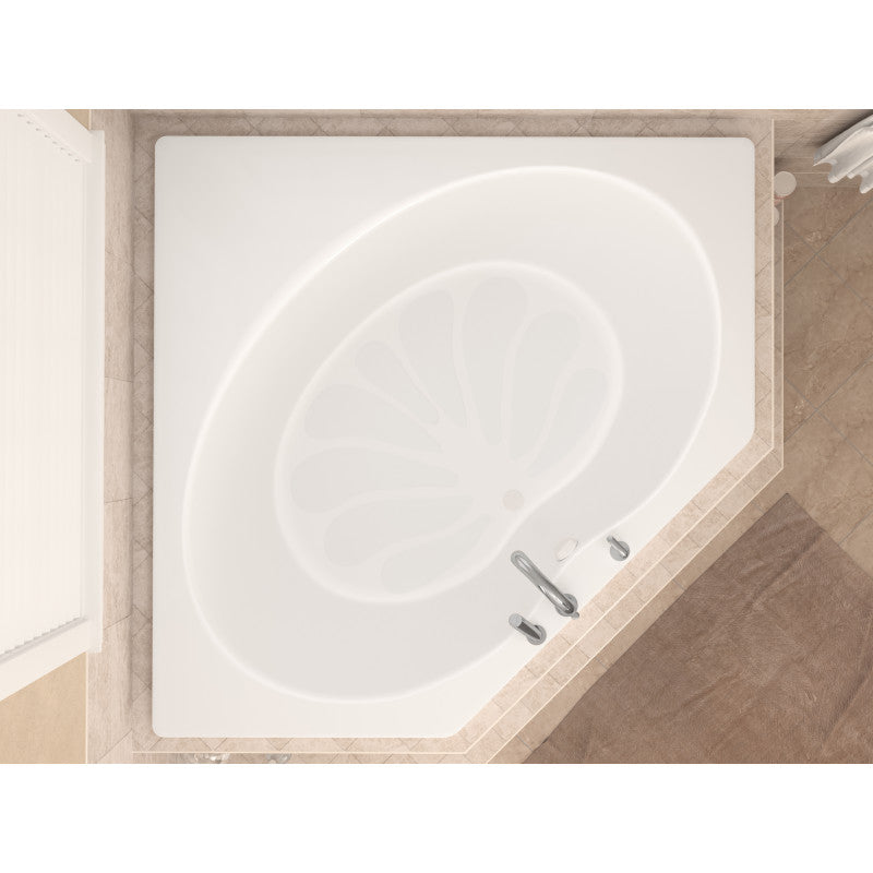 Atlantis Whirlpools Eclipse 60 x 60 Corner Soaking Bathtub
