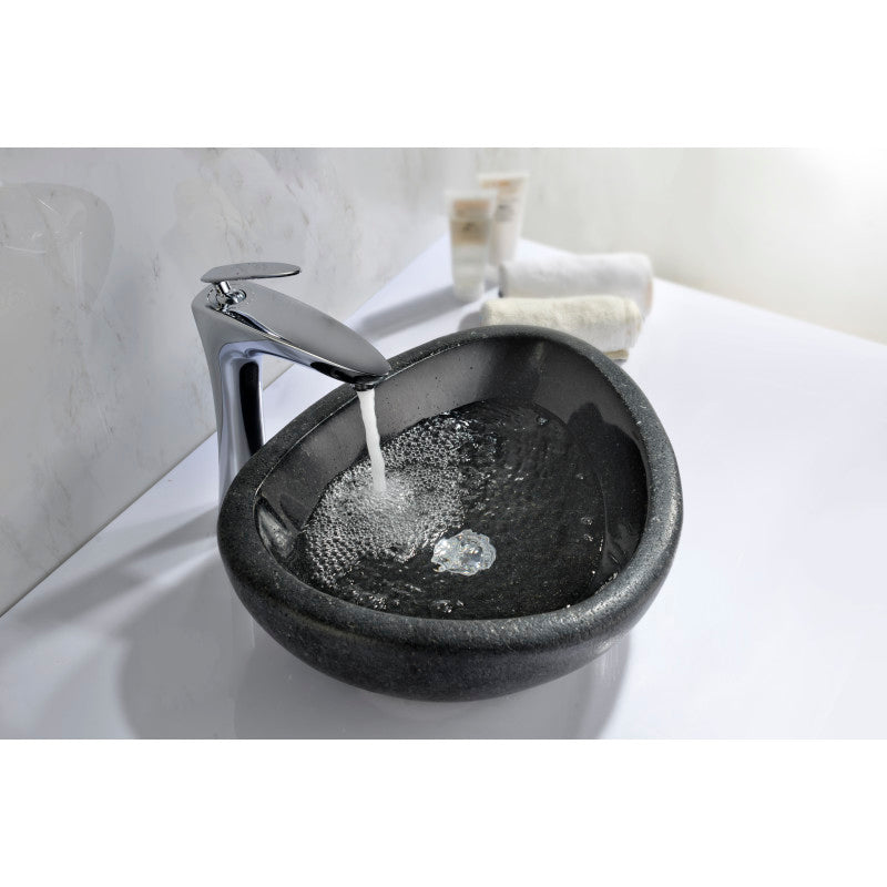 Twin Vessel Sink in Desert Black