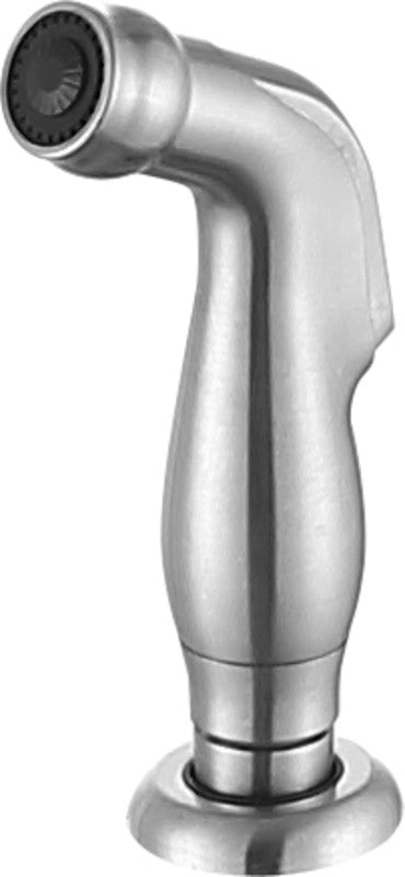 Highland Single-Handle Standard Kitchen Faucet with Side Sprayer in Brushed Nickel