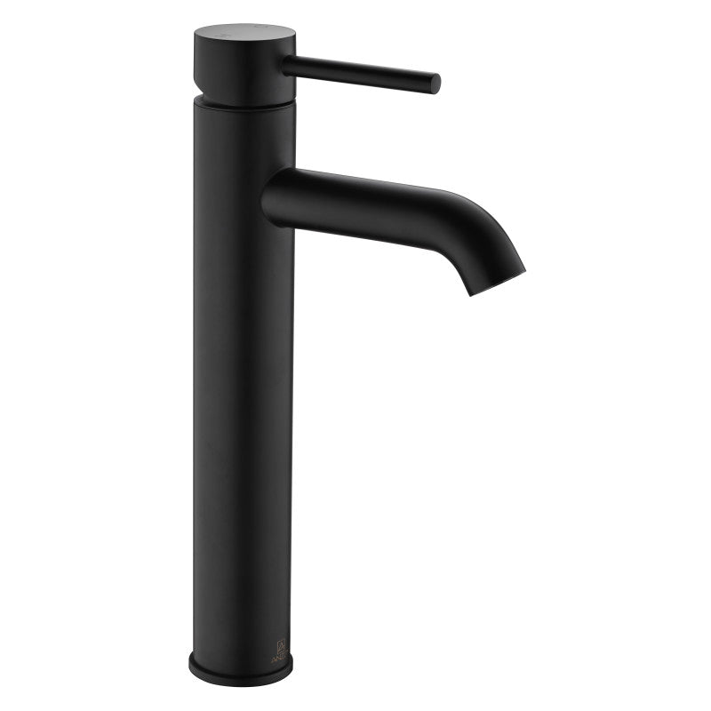 Valle Single Hole Single Handle Bathroom Faucet in Matte Black
